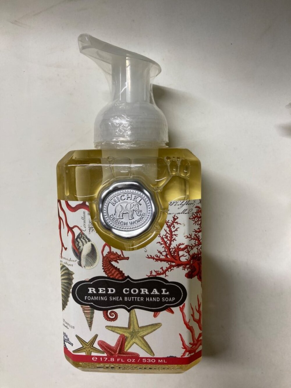 Michel Design Works Shea Butter Hand Soap "Red Coral" 17.8 Oz. 530 ml New